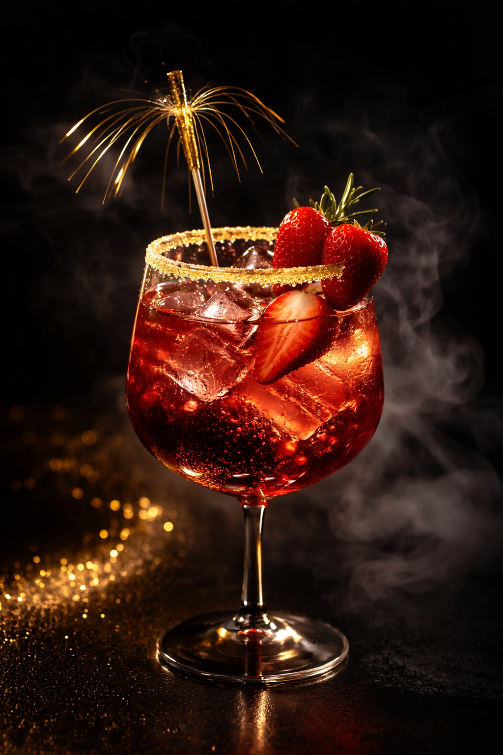 Cóctel premium en la barra de Club Calypso Alcañiz